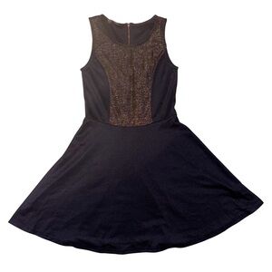 Black and Gold Party Dress